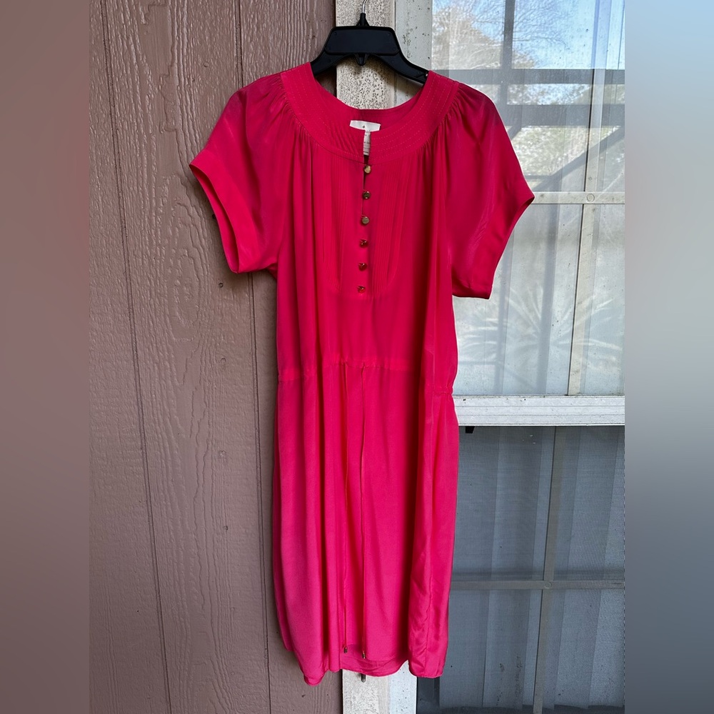 Kate Spade Vibrant Pink Midi Dress